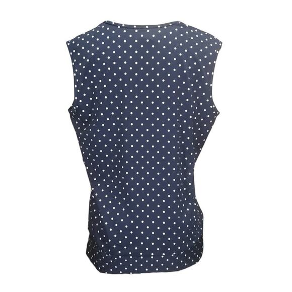 Perseption Concepts Polka Dot Top NWT - Picture 4 of 7